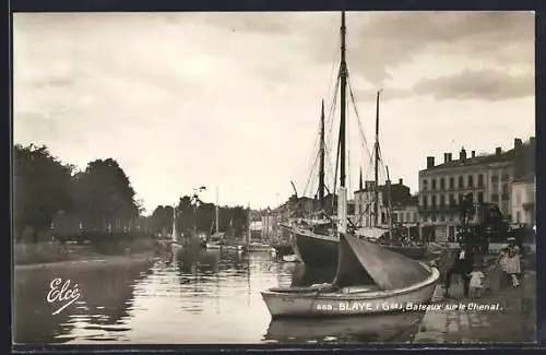 AK Blaye, Bateaux sur le chenal