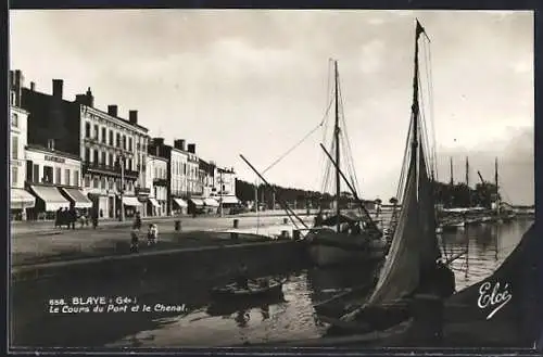 AK Blaye, Le Cours du Pont et le Chenal