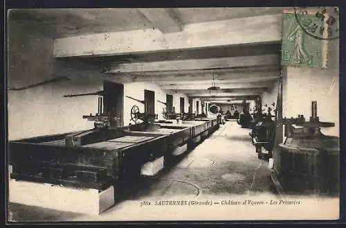 AK Sauternes, Château d`Yquem, Les Pressoirs