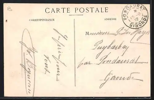 AK Verdelais, Vue panoramique prise du Calvaire