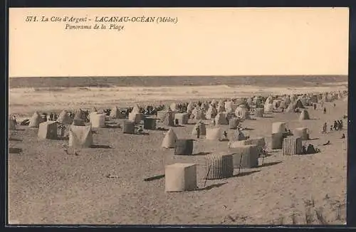 AK Lacanau-Océan, Panorama de la Plage