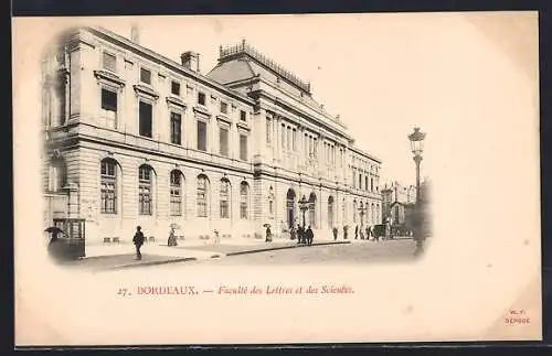 AK Bordeaux, Faculté des Lettres et des Sciences