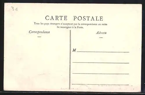 AK Mérignac, Château du Parc (vue prise du lac)