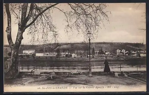 AK Ste-Foy-la-Grande, Vue sur la Colonie Agricole