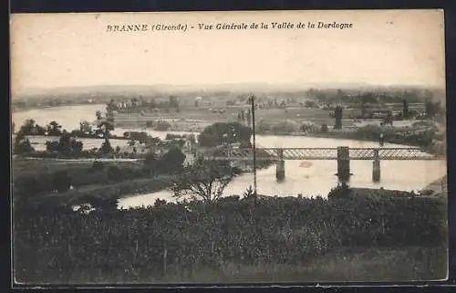 AK Branne, Vue Générale de la Vallée de la Dordogne
