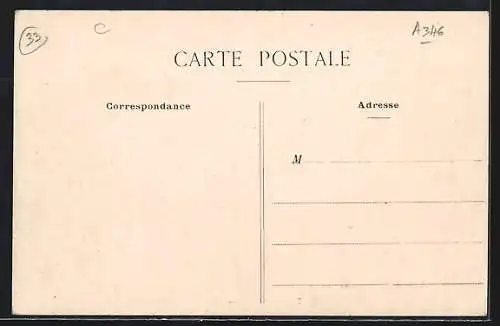 AK La Brède, Vue de Sautegre