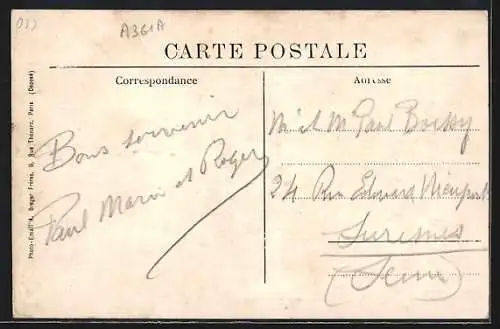 AK Mérignac, Château d`Ardillos et son jardin paisible