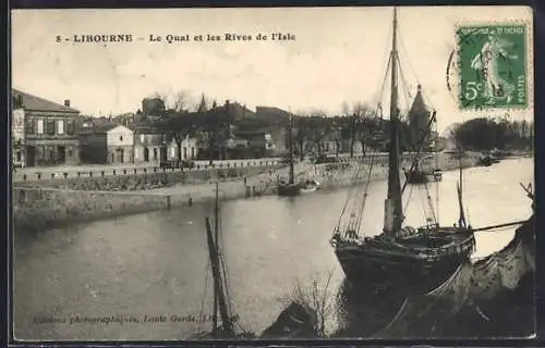 AK Libourne, Le Quai et les Rives de l`Isle
