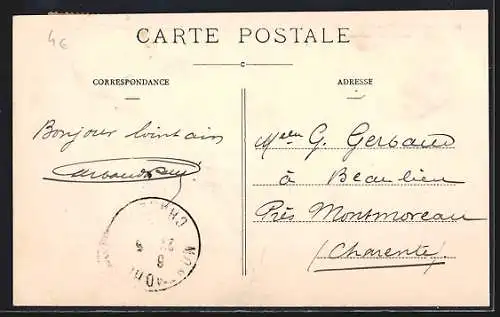 AK Le Tourne, Vue générale et coteaux de Tabanac