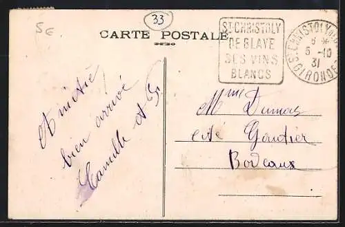 AK Saint-Vivien-Lafosse, L`église et le cimetière adjacents