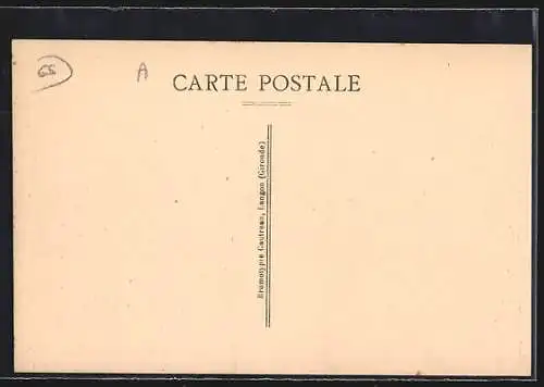 AK Lacanau-Océan, Boulevard de l`Océan avec voitures anciennes et bâtiments historiques