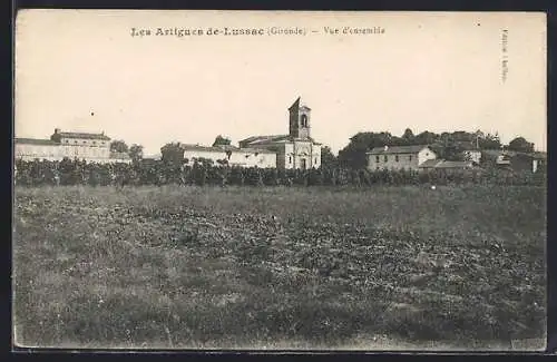 AK Les Artigues-de-Lussac, Vue d`ensemble