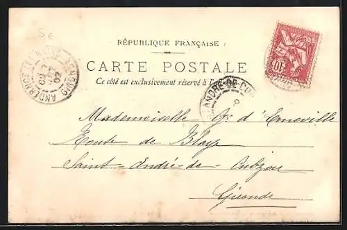 AK Andernos-les-Bains, Chargement d`un bac à marée basse (Bassin d`Arcachon)