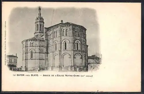 AK Bayon, Abside de l`Église Notre-Dame (XIIIe siècle)