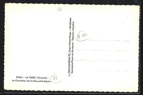 AK La Teste, Le Carrefour de la Nouvelle Route