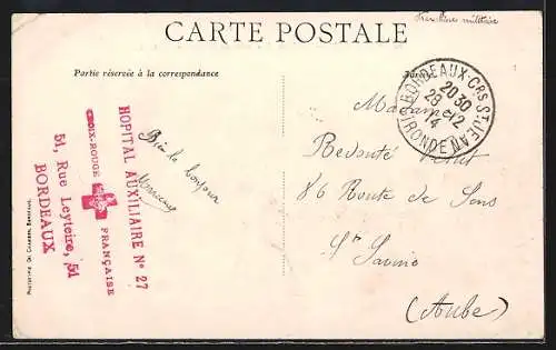 AK Bordeaux, La Rade, vue prise des Chartrons