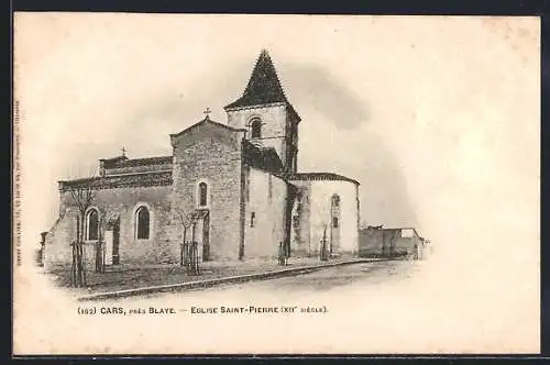 AK Cars, Église Saint-Pierre (XIIe siècle)