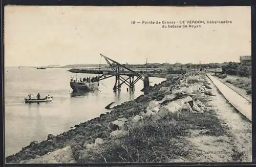 AK Le Verdon, Débarcadère du bateau de Royan à la Pointe de Graves