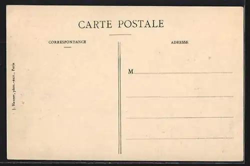 AK Paris, Pontonniers sur Bachot lors de la crue de la Seine 1910, secours aux sinistrés en barque