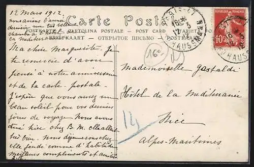 AK Paris, Inondation de la Rue Stout à Auteuil pendant la grande crue de la Seine (Janvier 1910)