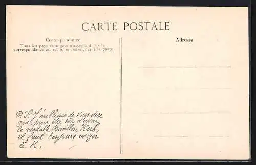 AK Paris, Crue de la Seine 1910 avec attelage d`artillerie évacuant les habitants