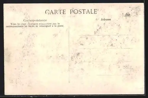 AK Paris, Crue de la Seine à Grenelle, Déménagement des habitants rue Violet, 28 janvier 1910