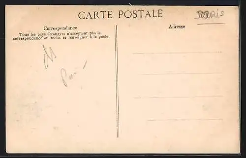 AK Paris, Crue de la Seine, Prolonge d`artillerie déménageant les habitants, le 30 Janvier 1910