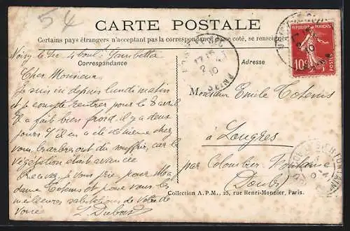 AK Paris, Les inondations de janvier 1910, passerelle Rue de Poissy