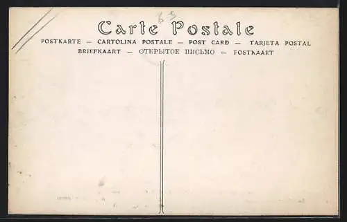 AK Paris, Sauveteurs secourant une famille pendant la crue de la Seine de 1910