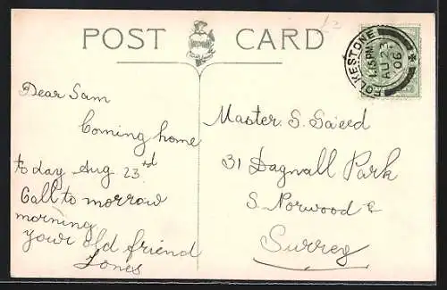 AK Folkestone, The Victoria Pier