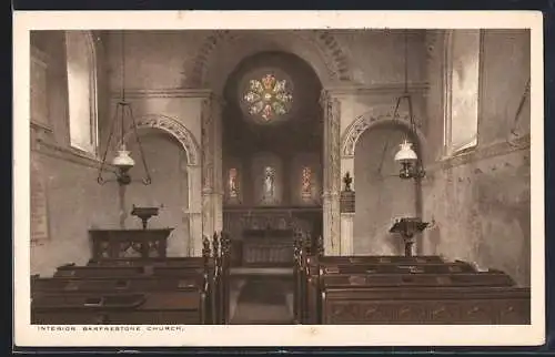 AK Barfrestone, Interior of the Church