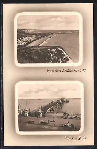 AK Dover, The Pier, view from Shakespeare Cliff
