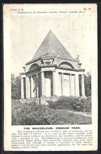 AK Cobham, The Mausoleum in Cobham Park