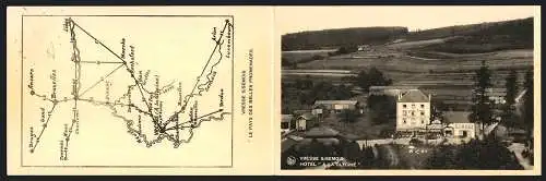 Klapp-AK Vresse-sur-Semois, Hotel A la Glycine, le Pays des Belles Promenades