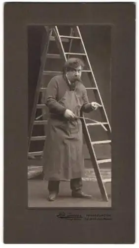 4 Fotografie Hch. Junior, Frankfurt a. M., Zeil 56-64, Schauspieler in vier verschiedenen Rollen / Kostümen