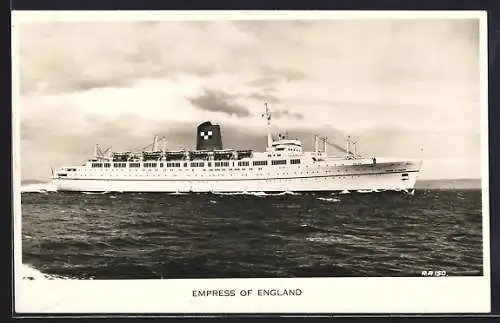 AK Passagierschiff Empress of England in voller Fahrt, Canadian Pacific Railway Co.
