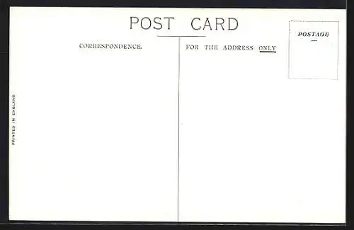AK Passagierschiff R.M.S. Ausonia ankert in der Abenddämmerung vor einer Insel, Cunard Line