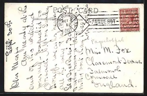 Künstler-AK Cunard Line R.M.S. Tuscania, Passagierschiff