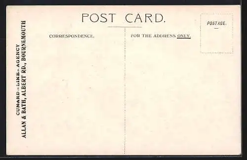 AK Passagierschiff R.M.S. Berengaria und Segelboot, Cunard Liner