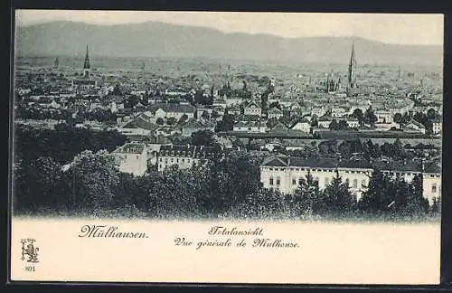 AK Mülhausen, Blick über die Dächer