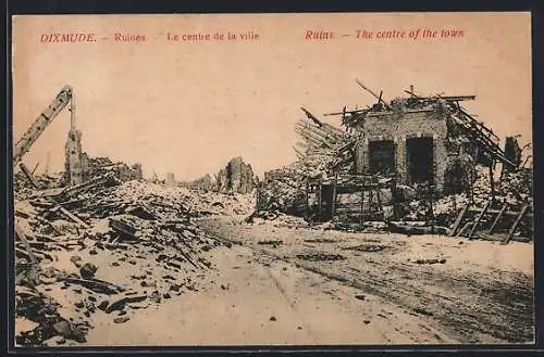 AK Dixmude, Le centre de la ville & Ruines