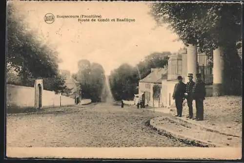 AK Bonsecours, Frontière, Route de Condé et Basilique
