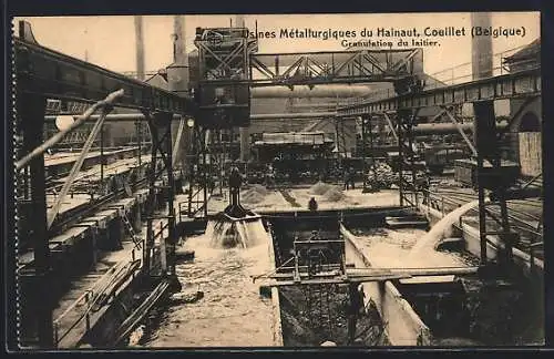 AK Couillet, Usines Métallurgiques du Hainaut, Granulation du laitier