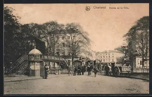 AK Charleroi, Entrée de la Ville