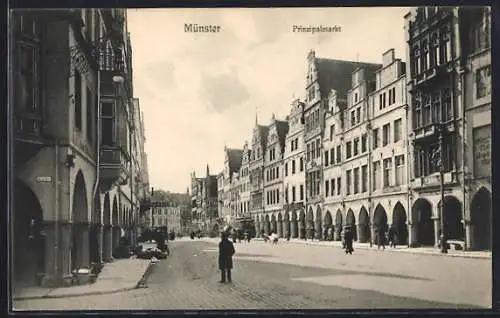 AK Münster / Westfalen, Am Prinzipalmarkt