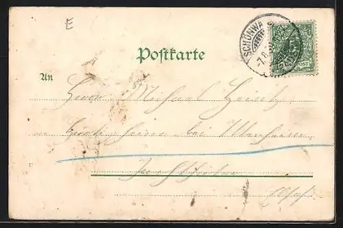 Lithographie Schwarzwald, Kaisertunnel und versch. Volkstrachten aus dem Schwarzwald