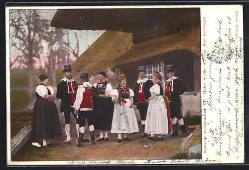 AK Junge Hotzenwälder in Schwarzwälder Tracht