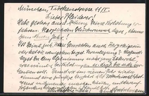 Künstler-AK Edward Theodore Compton: Hechtsee mit Kaisergebirge