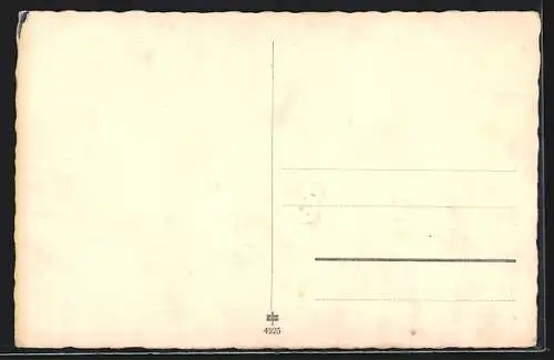 AK Briefmarkensprache, Bleibe mit treu