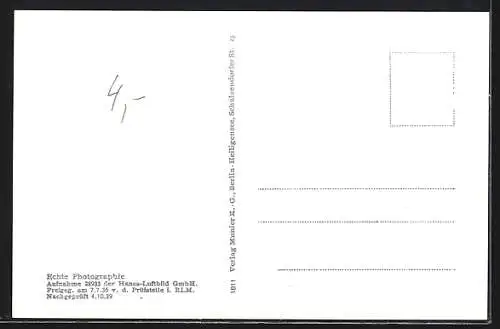 AK Berlin, Luftbild des Reichssportfeldes